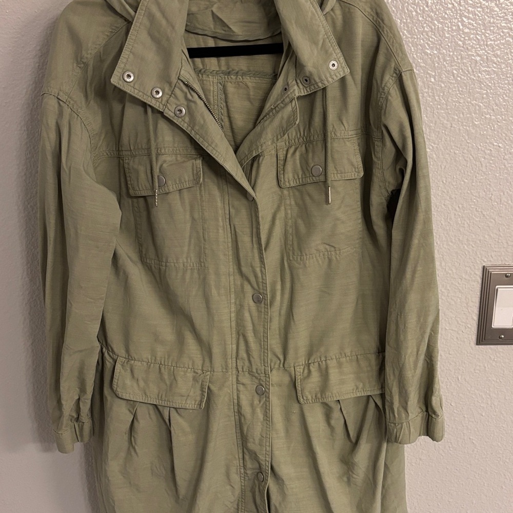 Treasure & Bond Sage Utility Jacket